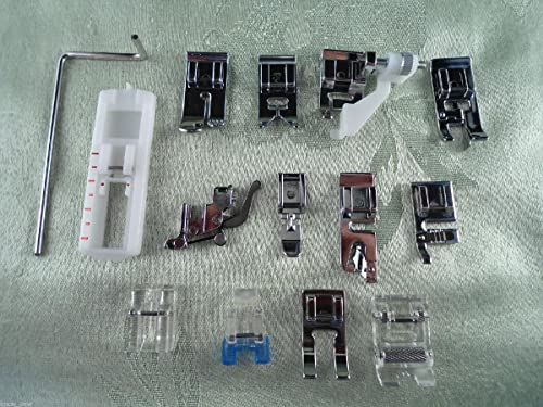 Set de 14 Pies Prensatelas para Máquina de Coser miniatura 7