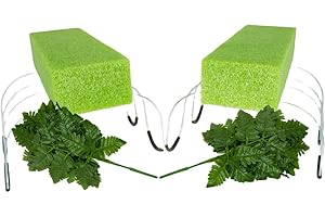 2 Pack Floral Saddles for Headstones with 24 Sprays