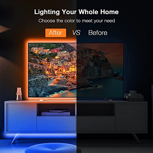 Tira LED RGB con control remoto y sincrónico a música miniatura 3
