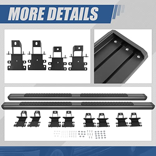 Barras laterales tubulares 6 pulgadas Auto Dynasty para Jeep Gladiator miniatura 6