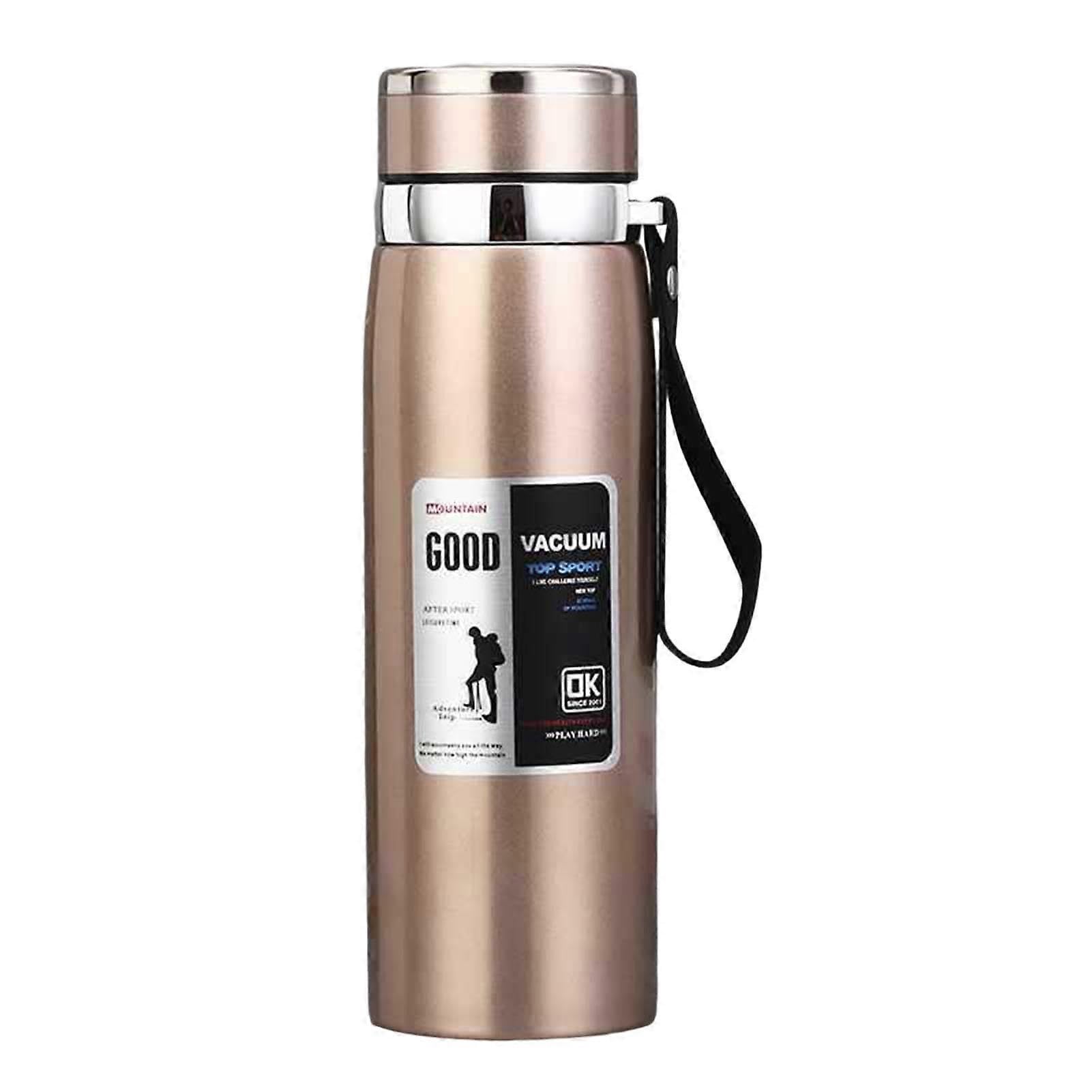 JOYHAPPST Insulated Stainless Steel Water Bottles Double Walled Thermos Mug Sports Water Bottle for Drinking Coffee Tea Juice
