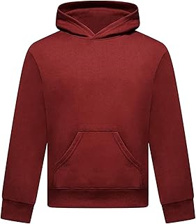 New Model UK Dzieci uniseks jednokolorowa bluza z kapturem dziewczęca chłopięca bluza rozmiar od S do XXL w wieku od 3 lat do 12 lat wielokolorowa