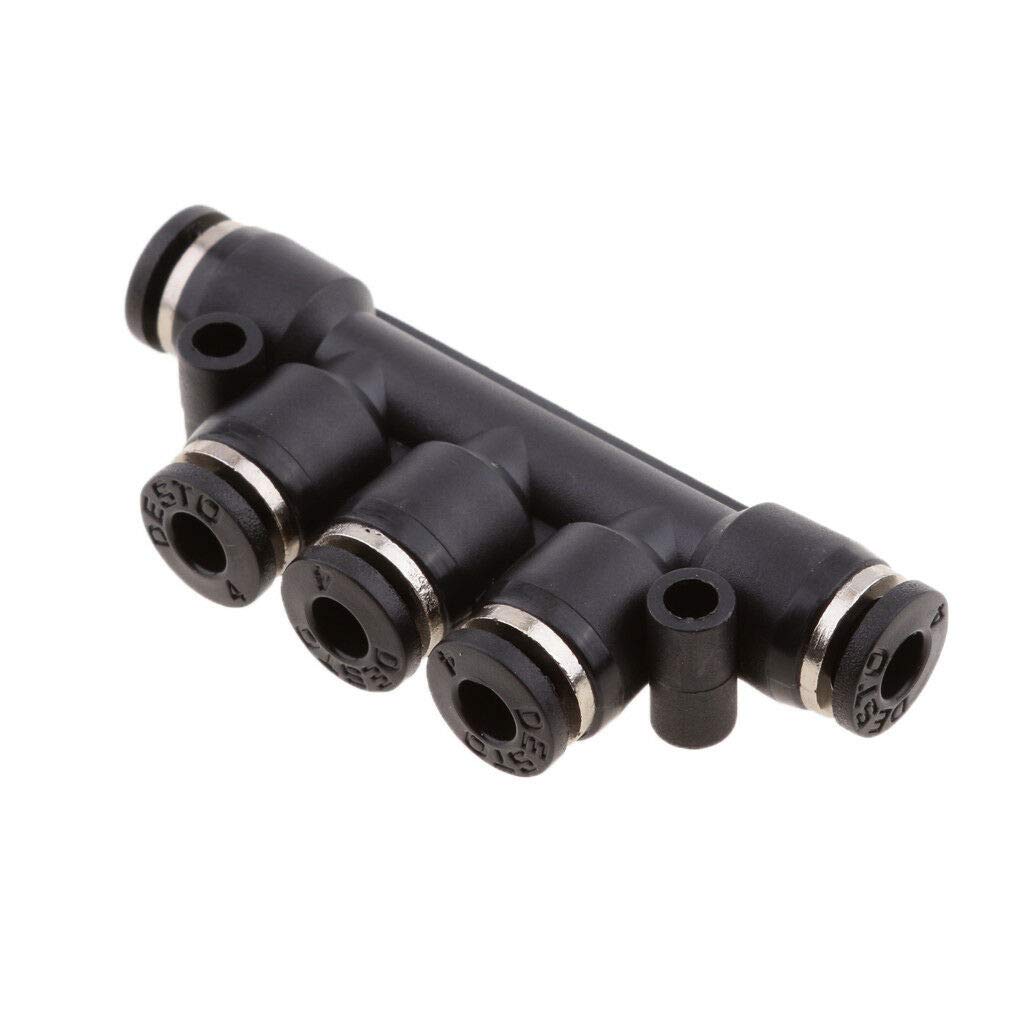 ELECTROPRIME 10pcs 4mm Air Tube Quick Connector Joint Secure Connection for Air Tools