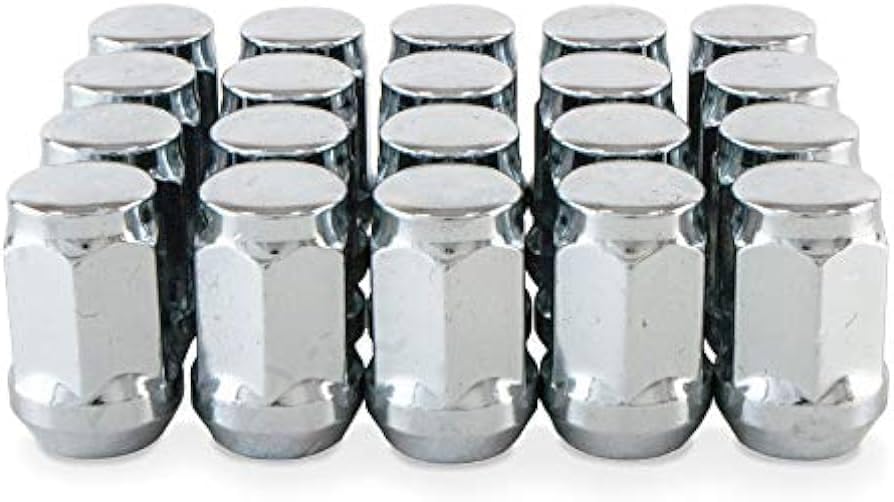 RTL Alloy Wheel Nut 20Pc Set (12 x1.5) Compatible with Cadillac Chevrolet Cruze Malibu Ford Fusion GMC Honda Accord Hyundai& More, Set of 20