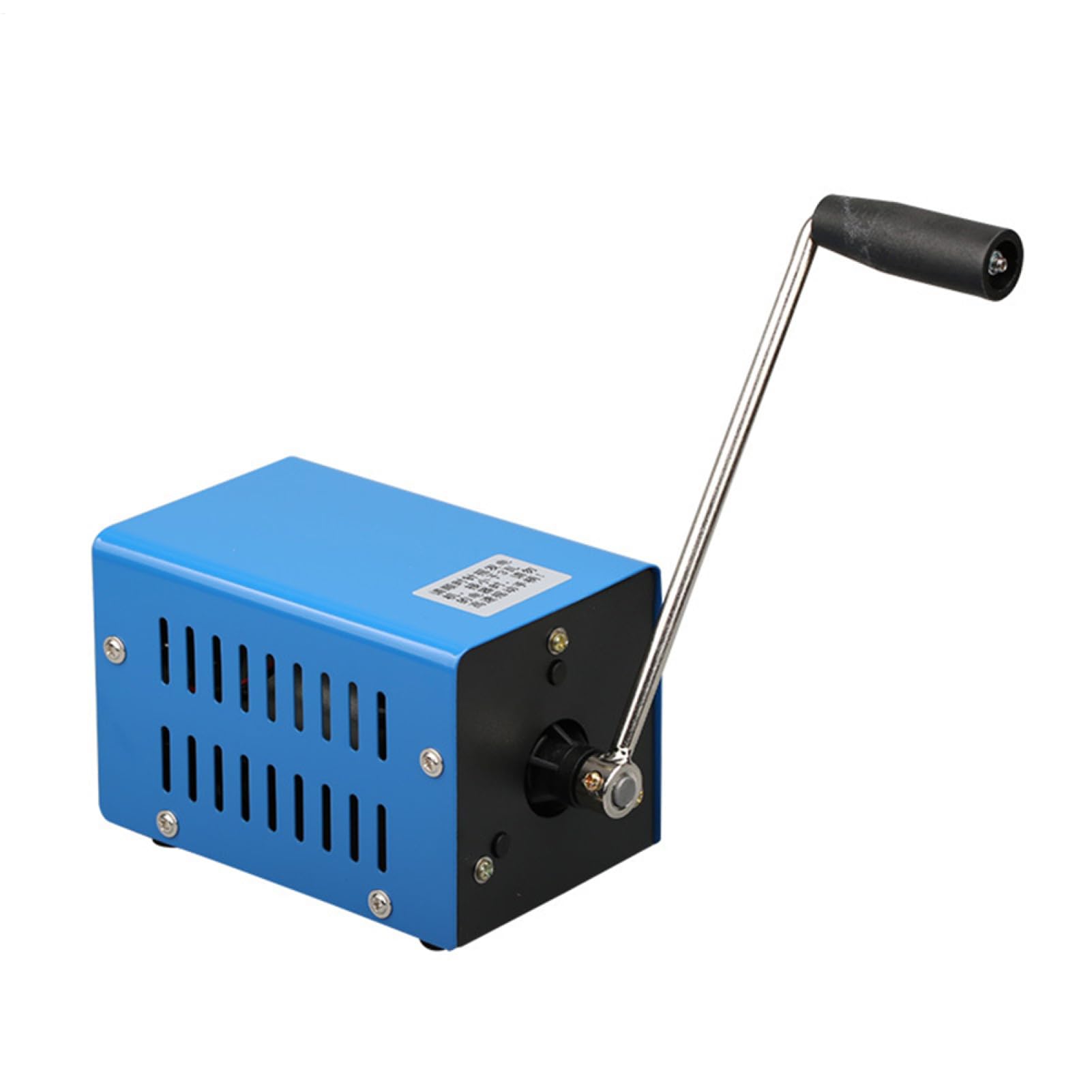 Handkurbelgenerator,20W Handy-Ladegerät mit Handkurbel - Handkurbel | mit 2000 U/min, tragbar, Dual-USB-Ausgang, Handy-Ladegerät, wasserdicht für den Innenbereich, Schwarz