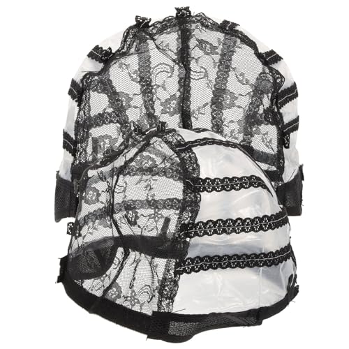 TOVINANNA 2Pcs Shaped Stretchy Hair Net Dome Caps for Making Wigs Breathable Lace Wig Head Cover Fit Comfortable Wig Accessories for Women