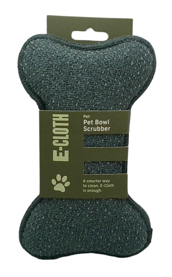 e-cloth 70608 Pet Bowl Scrubber, Polyester/Polyamide/Polyester/Polyurethane/Sponge