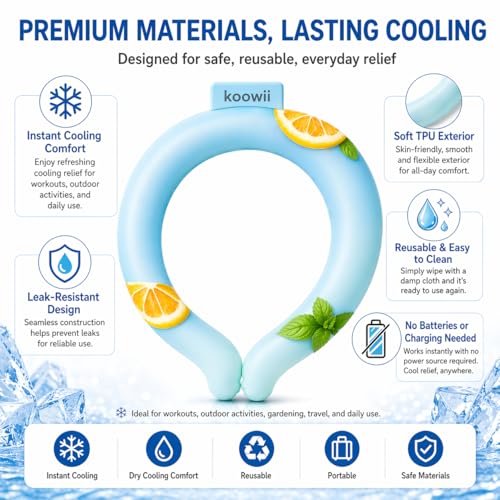 Image of Neck Cooling Tube, Reusable Cooling Neck Ring