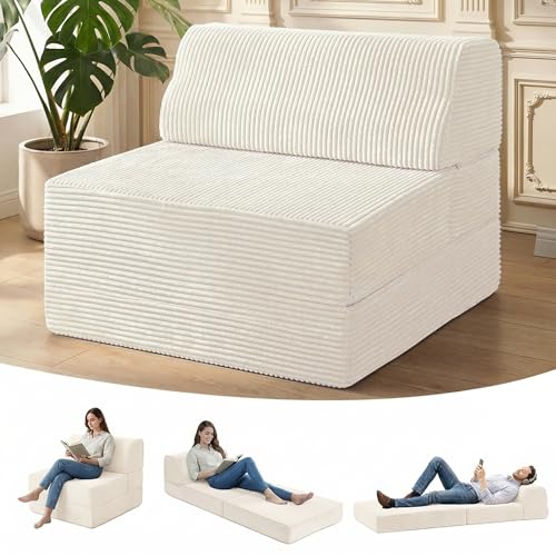 Kasunpul Folding Sofa Bed with Pillow, Memory Foam Fold Out...