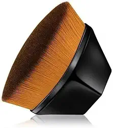 Pincel de Base Compacto Hexagonal – Uso Diário – Facilita a Aplicação no Dia a Dia – Tamanho Pequeno – Cerdas Sintéticas