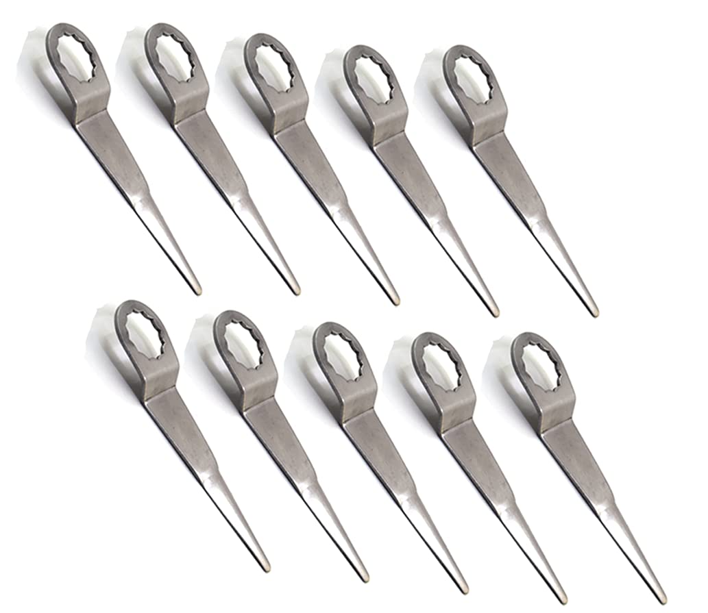 Pneumatic Window Seal Cutter 90mm Bent Blade Windshield for Remover Car Doors Windscreen Removal Tool Parts 10PK