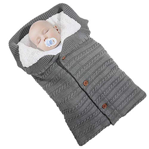 Saco de Dormir Bebe Recien Nacido,Saco de Dormir Unisex para Bebés Recién,Saco de Dormir Cuna Bebe,Manta de Invierno Bebe,Manta de Cochecito de Bebé,Bebé Dormir Cálido de Invierno.