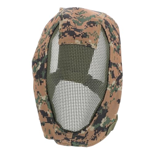 BCOATH Metal Mesh Fencing Face Mask Lightweight Full Coverage for Sports and Hunting