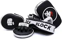 Kit Aparador De Chute e Manopla De Foco Cor:branco