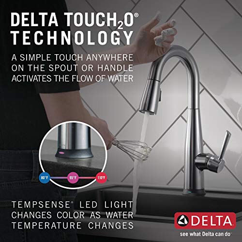 Delta 9913-AR-DST Faucet Essa Bar Faucet Brushed Nickel thumb #2