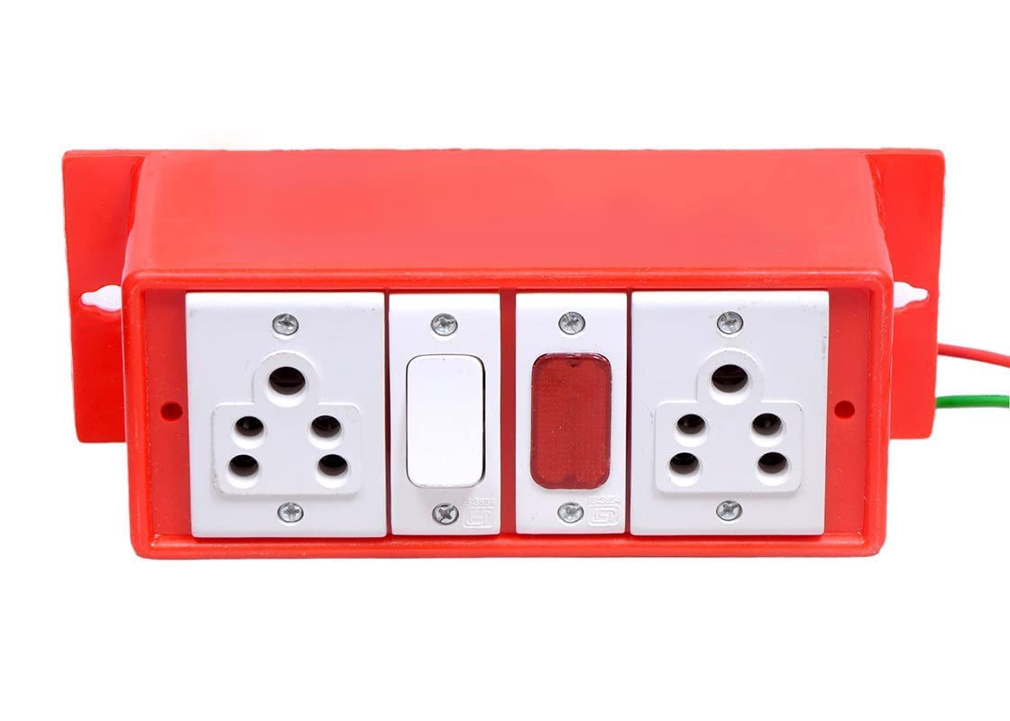 ERH India 12v to 220v Converter Inverter Red Gang Box 50 Watt 12v DC to AC Car Inverter for Car, Bus, Truck Etc dc to ac Converter Inverter Solar for Home-image-13