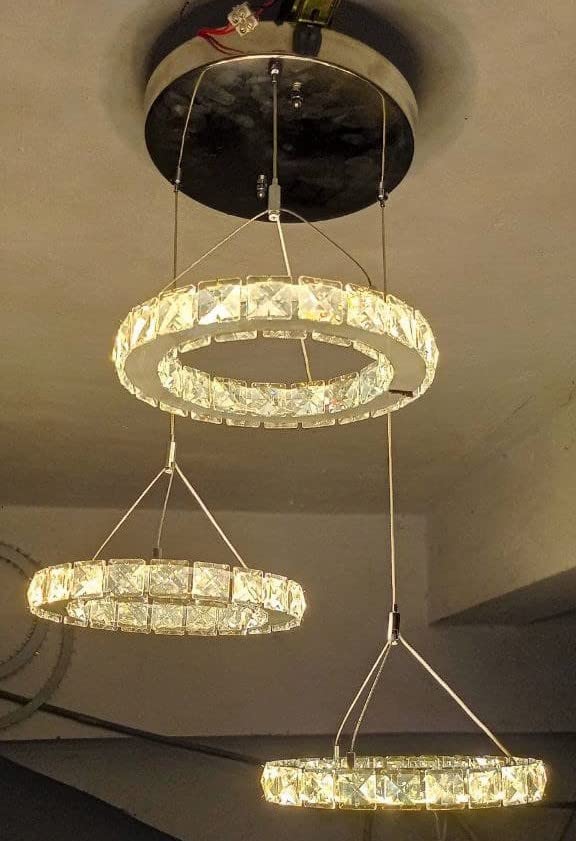 LIGHT WAVE Chandelier Crystal Ceiling Lights Decorative Glass Pendants for Living Room, Bedroom, Hotel, Bar, Resort, Café, Office, Shop Model42 (B0B9L63SBD) Amazon Price History, Amazon Price Tracker