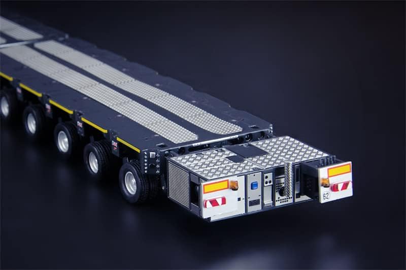 Miniatura 2 de IMC para Kamag K 25 - Remolque modular Grua de 2 x 6 con poliuretano y barra de tracción, modelo preconstruido gris 150 DIECAST