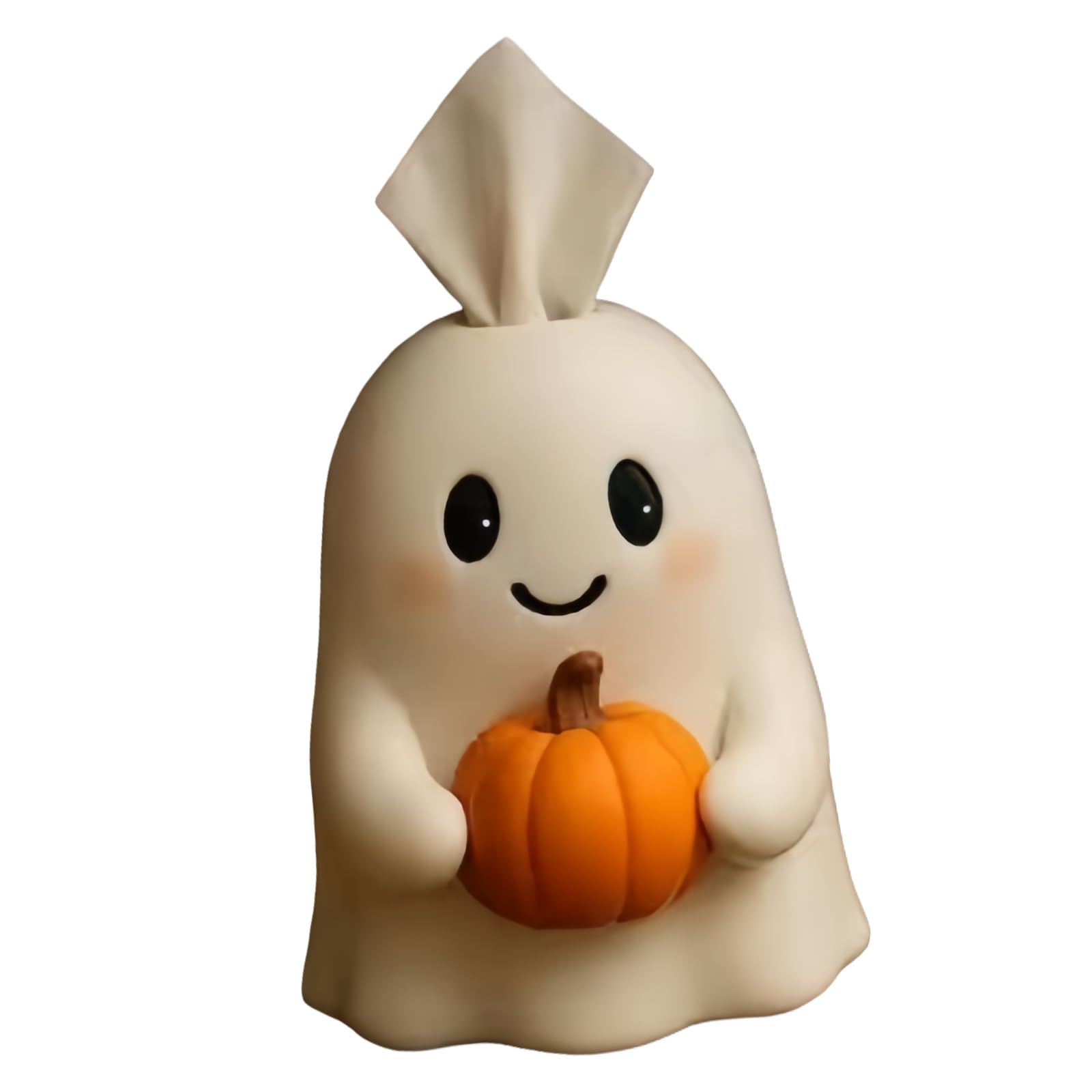 APGLSXY Halloween Pumpkin Specters Resin Tissue Box Cover, Kitchen Bathroom Countertop Storage Decor Specters Pumpkin Tissue Holder Halloween Bathroom Organizers
