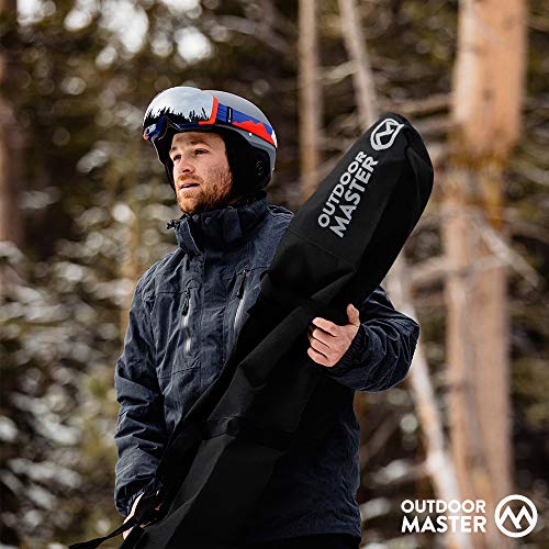 image for OutdoorMaster Ski Bag - Travel with Skis Up to 200 cm | Waterproof, Er