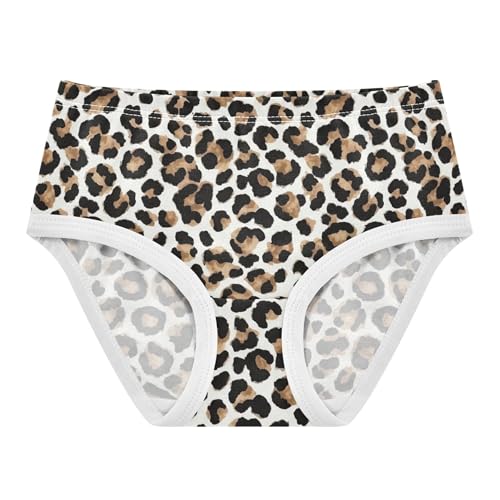 Animal Toddler Girls Underwear 2t Cotton Cute Panties Girl Black Brown Leopard Print White Underpants Briefs
