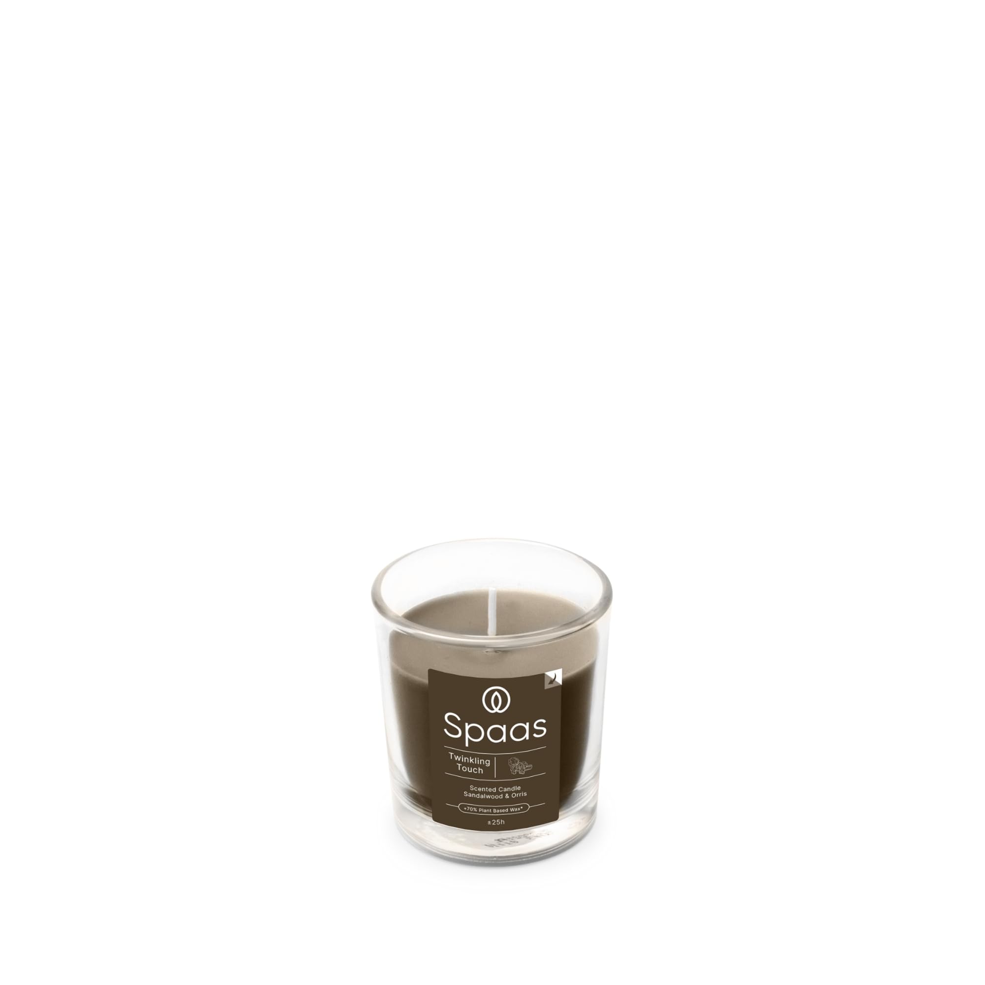 Spaas Scented Candle 25h, Twinkling Touch, Khaki