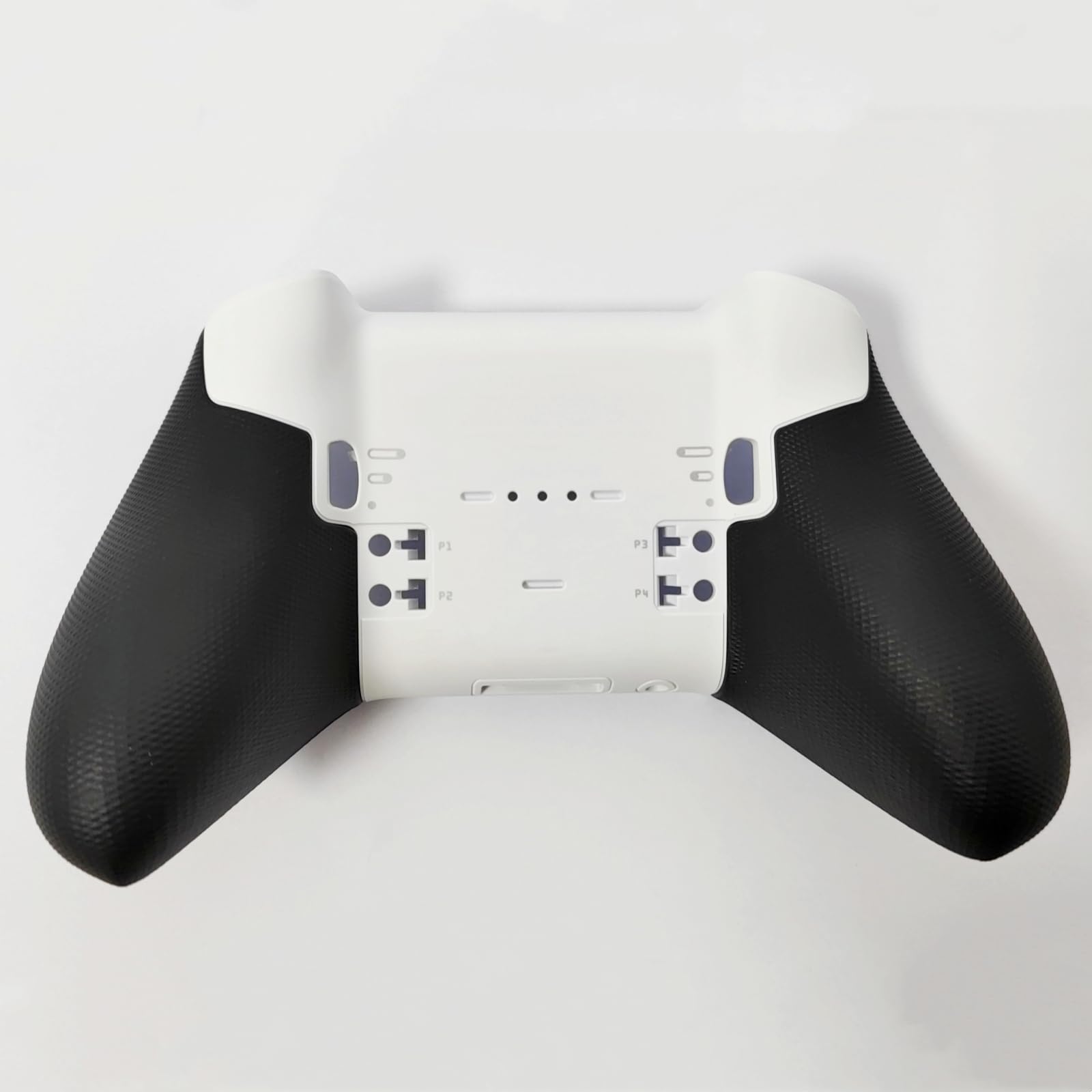 Boîtier de Remplacement Coque Inférieure Coquilles de Plaques de Couvercle Arrière pour Xbox Manette Elite Series 2/Manette Series 2 Core (Blanc)