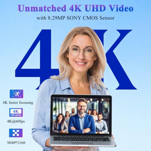 Image of PTZ Camera 4K60fps with 20X Optical Zoom,AI Auto Tracking(Gen3), USB3.0 /LAN /HDMI /3G-SDI Live Streaming Camera for Church Worship, Work with Vmix,Zoom,OBS,YouTube Livestream