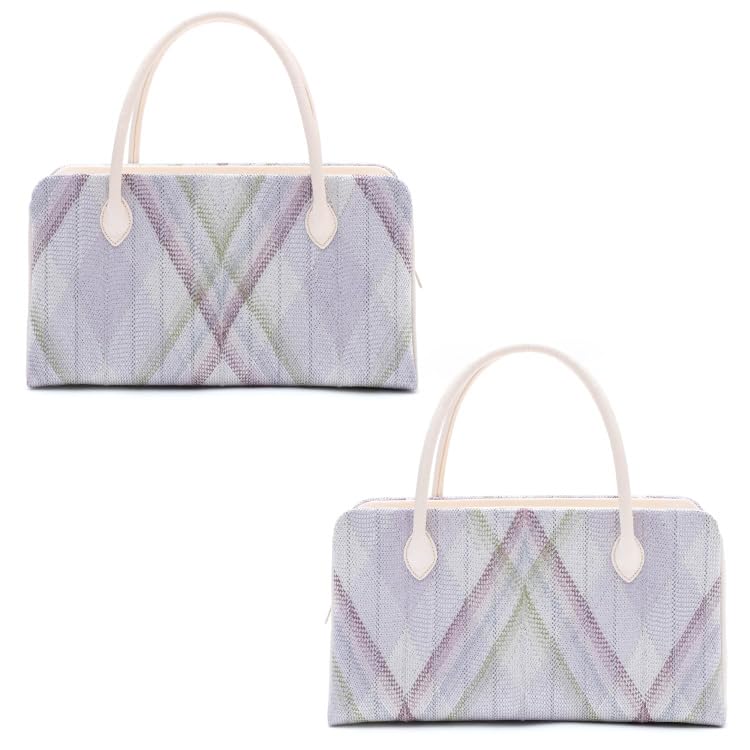 Amazon.co.jp: 和装バッグ 利休バッグ 花しおり 正絹 薄紫