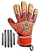 Keeperking Goalkeeper Gloves Kids, Boys, Youth, Adult, Men - Goalie Glove Latex Strong Grip palms with Removable Finger Spines Protection - Football Goalkeeping Glove for Training(Red, Size 7) Keeperking Goalkeeper Gloves Kids, Boys, Youth, Adult, Men - Goalie Glove Latex Strong Grip palms with Removable Finger Spines Protection - Football Goalkeeping Glove for Training(Red, Size 7)