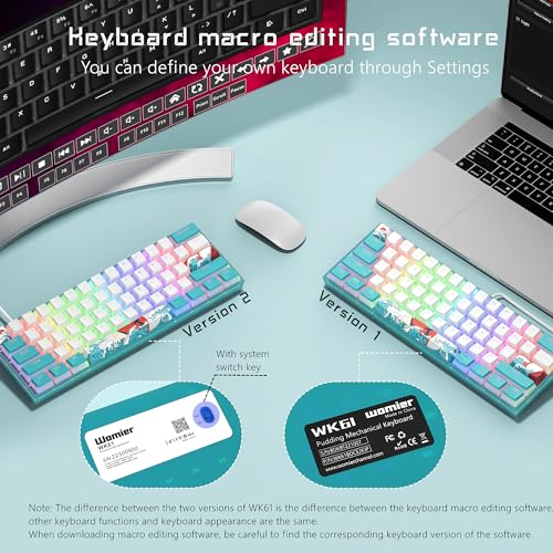 Clavier mécanique de jeu 60% compact, résout le manque de place sur bureau PC Windows - 6