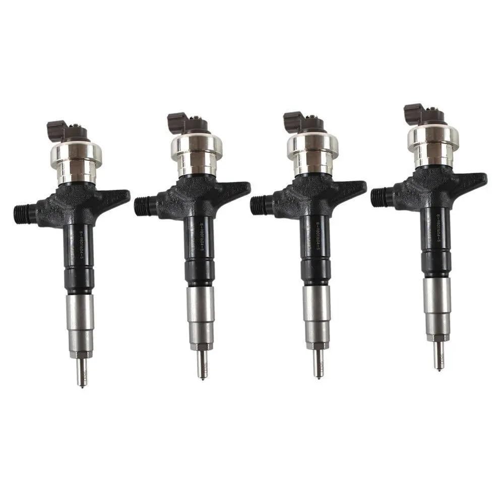 Fyuvdtuv One Color 4Pcs Fuel Injector Compatible For Denso Isuzu Holden Dmax 4Jj1 3.0L Engine 2007-2021 095000-6980 8980116043 8-98011604-3