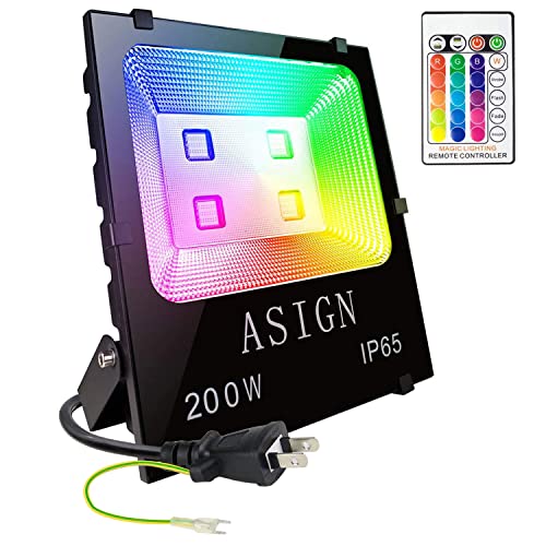 Amazon.co.jp: LED投光器 RGB フラッドライト 16色 4モード ガーデン