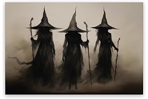 Creepy Witchy Wall Decor Posters