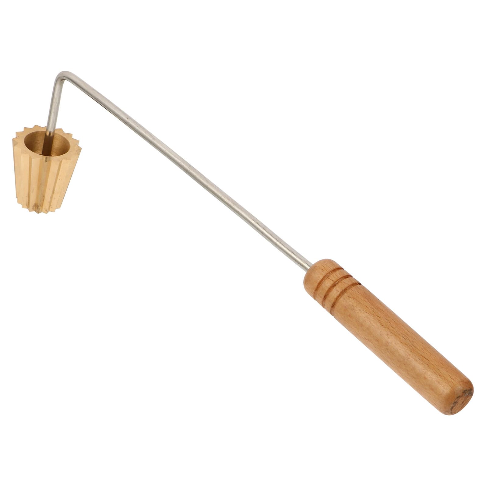 Stampo Mini per Frittelle Dorato da Cucina, Rame Acciaio Legno