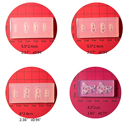 AniYY Harzformen, Engel-Serie, Nagelornamente, Harzform, DIY-Nagelkunst-Dekorationen, Silikon-Formen für Kunstharz, DIY… – Bild 6