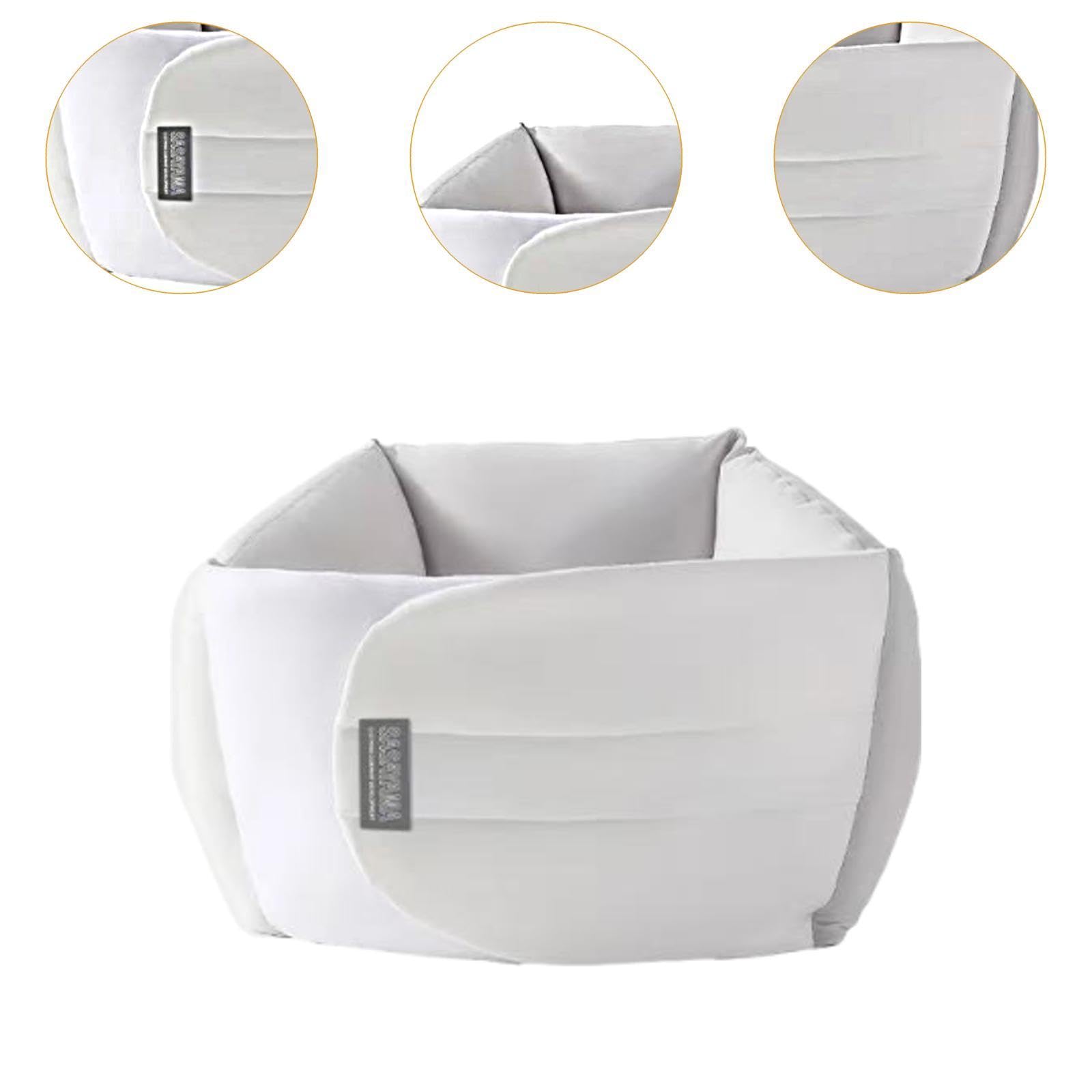 Cuscino Supporto Lombare Cuscino Laterale Sostegno Zona Lombare per Riposo Notturno Rotolo Ergonomico per Sedia E Letto Ufficio Fascia Elastica Spande, M