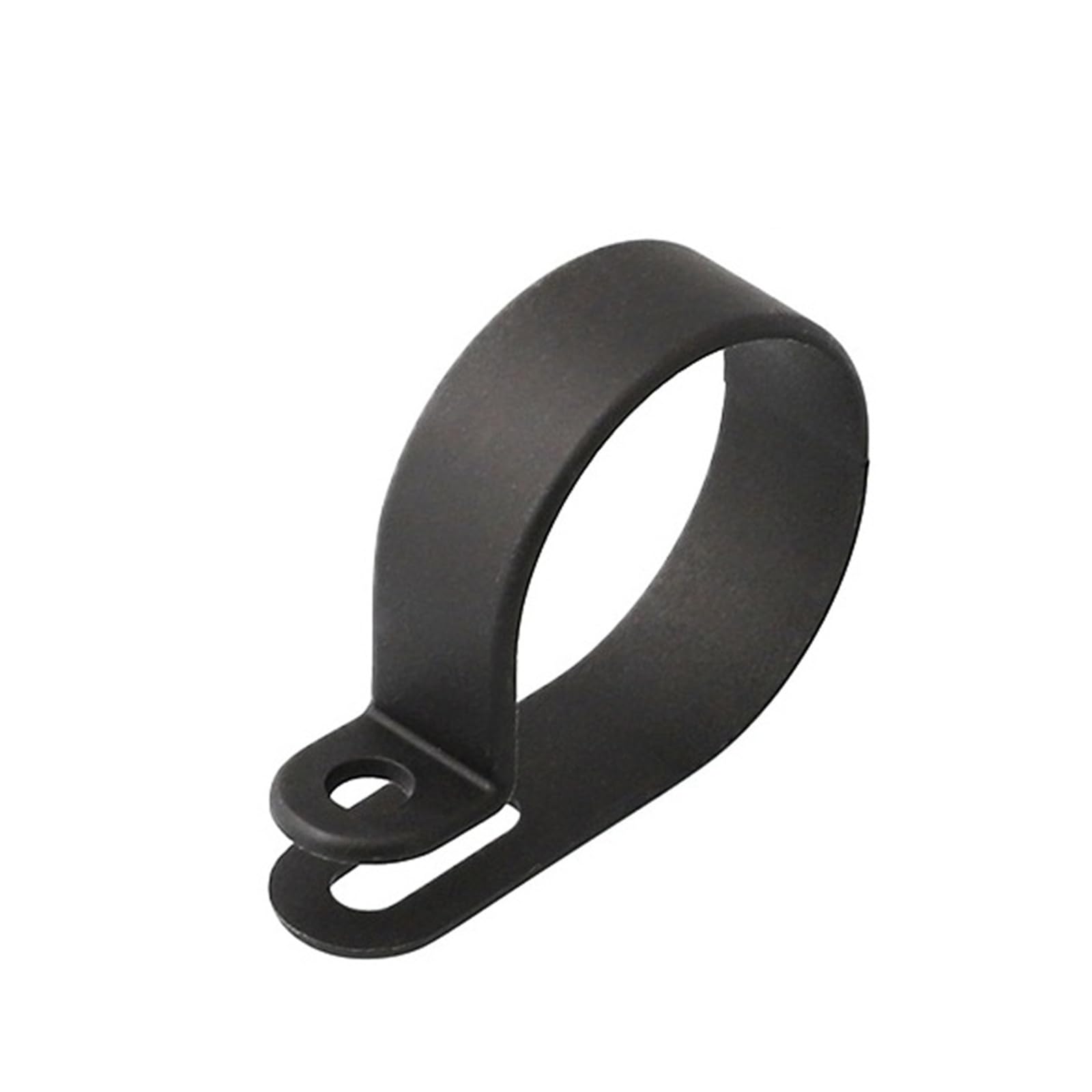 Rtgcx R-5.2Mm 100Pcs Plastic Cable Clips R-Type Black Hose Fasteners Clamps Mount Fix Hardware Electrical Fitting Wire Management
