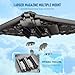 RBLOCTOYNY B-2 Spirit Stealth Bomber Model Kit, 1/70 Scale Flying-Wing Military Building Set, Gifts for Adult Collectors & Enthusiasts, Premium Display Model Compatible with Brand Blocks (2063PCS)