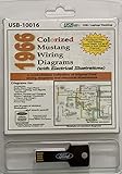 1966 Colorized Ford Mustang Wiring Diagrams (USB)