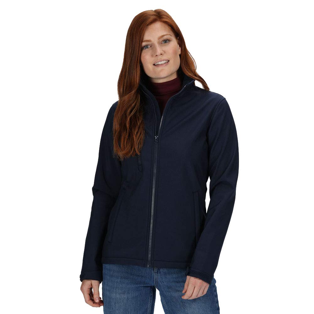 Regatta Womens/Ladies Ablaze 3 Layer Membrane Soft Shell Jacket (16 UK) (Navy)