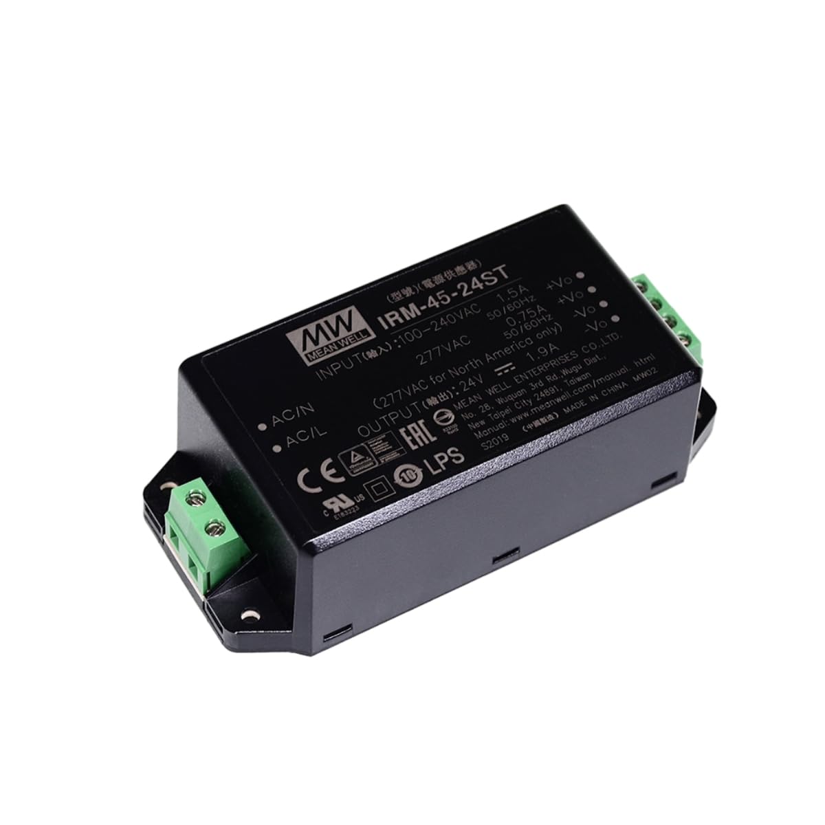 Mean Well IRM 45W 3.3V 8A Switching Power Supply? IRM-45-3.3ST Screw Terminal Type AC-DC Power Supply Driver Converter Transformer