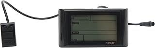 Medidor De Exibição LCD De Bicicleta Elétrica, Medidor De Exibição LCD De Scooter Elétrico SW900, Com Velocímetro E Hodômetro De Conector, Para Scooter Elétrico