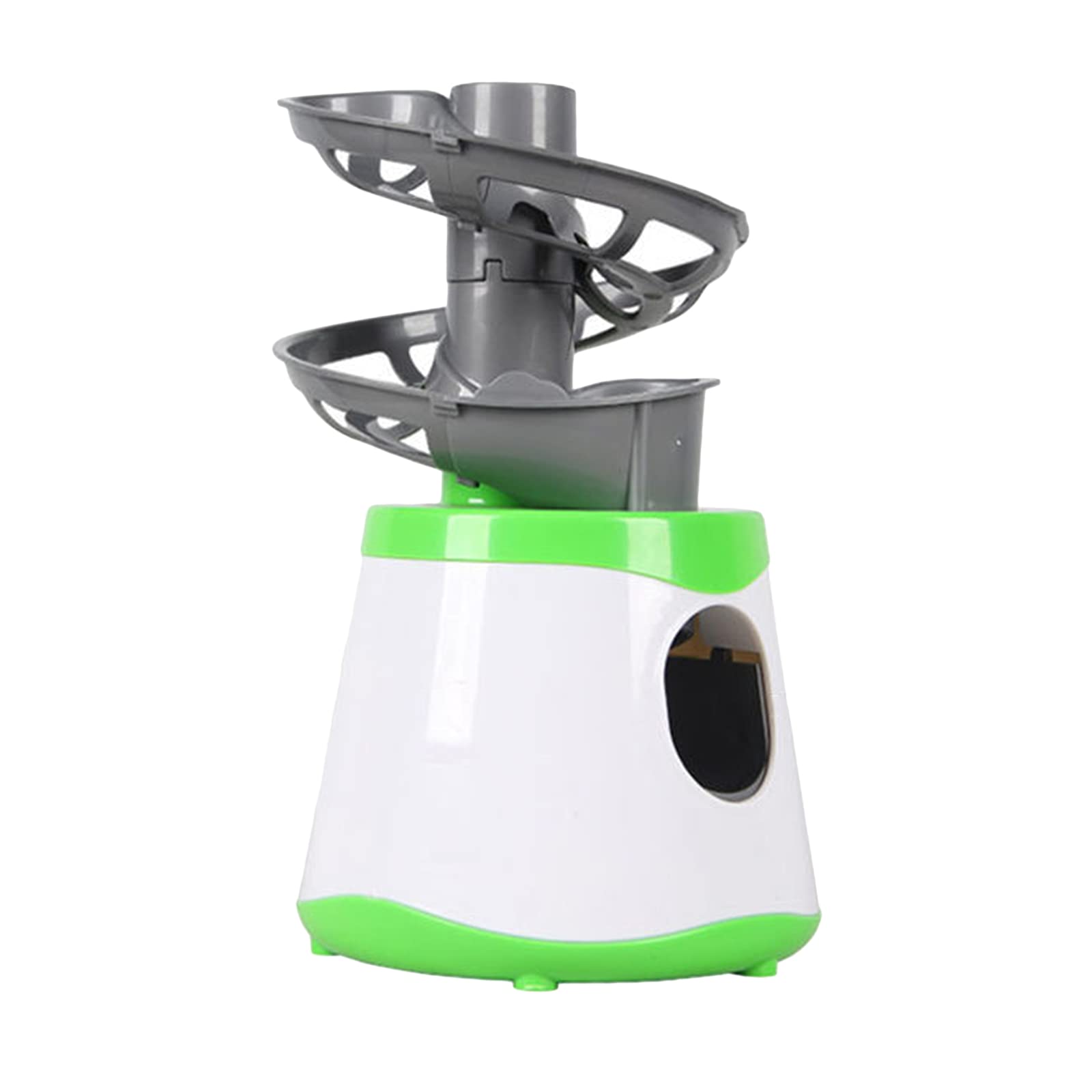 1 Piece Table Tennis Robot PingPong Ball Machine Battery Operated Automatic Table Tennis Machine for Training Exercise - Green