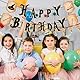 SAVITA Magisches Happy Birthday-Banner, Vorbespannt Party-Dekoration mit Zauberer-Motto Magisches Geburtstagsbanner Foto-Hintergrund für Jungen Mädchen Fans Kinder Partyzubehör