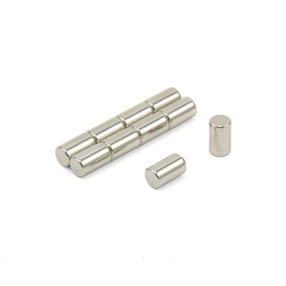 N42 Neodymium Magnet for Arts, Crafts, Model Making, DIY, Hobbies, Science, Office and Home - 5mm dia x 8.47mm thick - 0.91kg Pull - Pack of 10