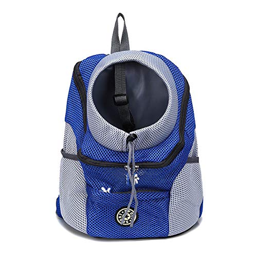 TOPmountain Mochila respirável confortável para transporte de animais de estimação, bolsa de ombro p