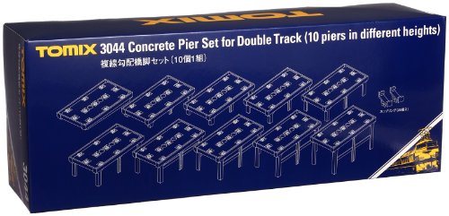 Pont double voie Tomix 3044 pour créer des pentes et reliefs en N Gauge
