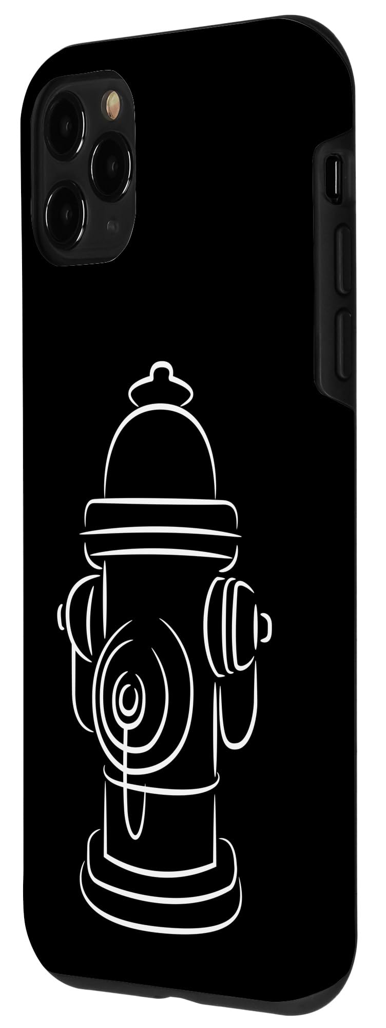 Fire Hydrant Drawing Volunteer Firefighter Fire Department Case for iPhone 11 Pro - Image 2