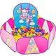 NUBUNI Bällebad Baby | Bällebad Ohne Bälle | Bällebad Viereckig | Ball Pit | Bällebecken | Bällebad Eckig | Bällebecken | Bällebad Ab 1 Jahr | Bällebad Rosa | Bälle Nicht Enthalten F